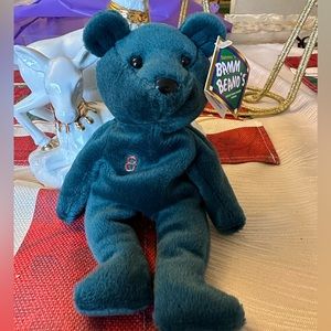 1998 MLB CAL RIPKEN JR #8 BEAR BAMM BEANOS BEANIE PLUSH SALVINO'S  new with tags